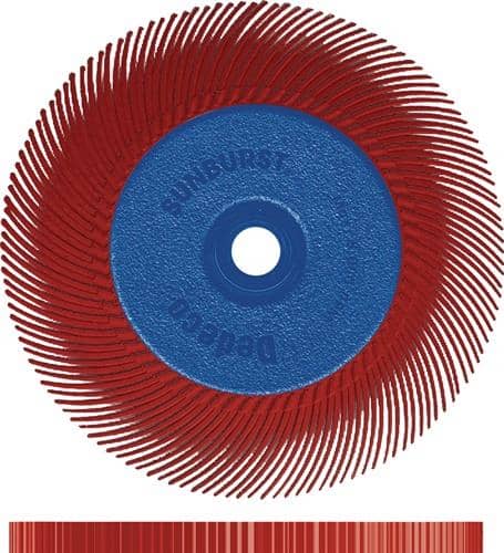 TYROLIT Radialbürste SUNBURST Ø152xB12,7x25,4mm 220 Alox/Korund TYROLIT