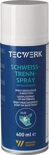 TECWERK Schweißtrennspray auf Wasserbasis 400ml Spraydose TECWERK