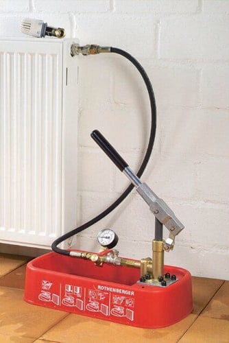 ROTHENBERGER Prüfpumpe RP 30 0-30bar R 1/2 Zoll Saugvolumen p.Hub ca.16 ml ROTHENBERGER