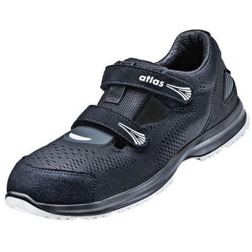 ATLAS Sicherheitssandale RUNNER 145 ESD Gr.48 W.10 black/white S1P SRC EN20345 ATLAS