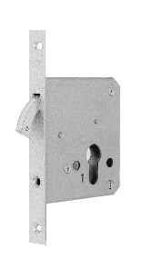 BKS Schiebetürschloss 0371, Edelstahl