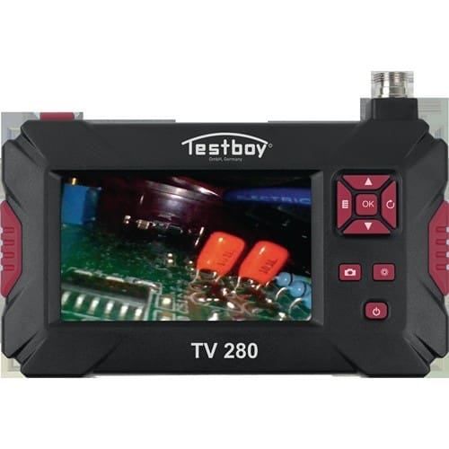 TESTBOY Akku-Inspektionskamera TV 280 4,3 Zoll 6mm Kabel-L.2m TESTBOY