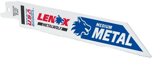 LENOX Säbelsägeblatt 618R L.152mm B.19mm TPI 18 5 St./Karte