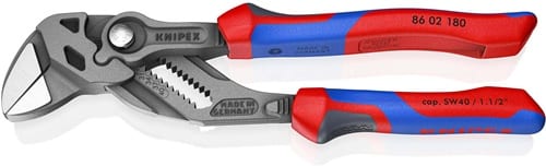 KNIPEX Zangenschlüssel L.180mm schwarz atram.Spann-W.40mm Comfort-Griff