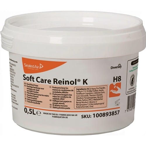 DIVERSEY Handwaschpaste Soft Care REINOL K 500ml frei v.hautaggressiven Bestandteilen