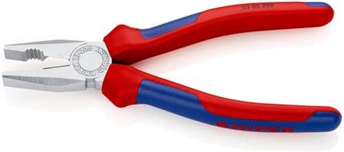 KNIPEX Kombizange L.200mm verchr.Comfort-Griffe KNIPEX