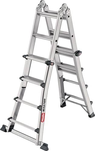 HAILO Vielzweckleiter Master M100 Alu.Sprossen 4x4 gekl.H270xB580xT270mm HAILO