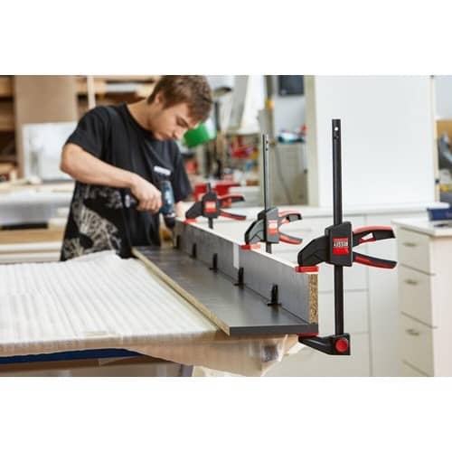BESSEY Einhandzwinge EZ Spann-W.300mm A.90mm Spreiz-W.195-490mm BESSEY