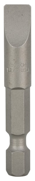 BOSCH Schrauberbit Extra-Hart S 1,2 x 8,0, 49 mm, 3er-Pack
