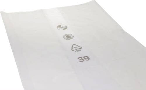 Kunststoffsack 950l LD-PE transp.60 µm B900/600xL1800mm 20St./Karton