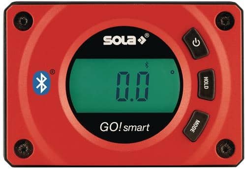 SOLA Digitaler Neigungsmesser GO! smart L.8cm PA,glasfaserverstärkt rot SOLA
