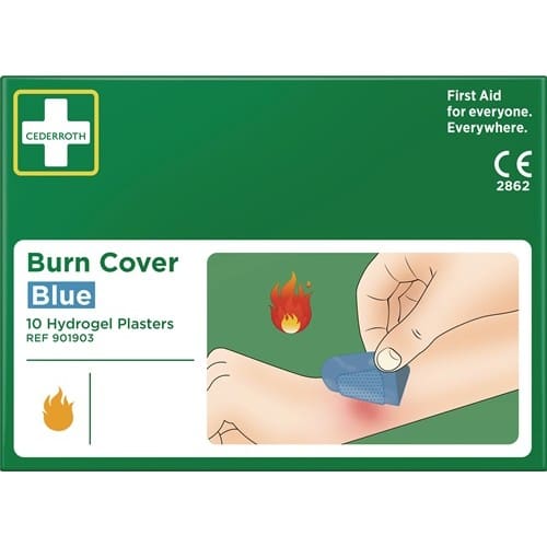 CEDERROTH Pflaster Burn Cover Hydrogel 10 Pflaster/Pack CEDERROTH