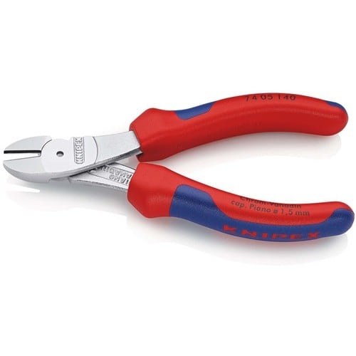 KNIPEX Kraftseitenschneider L.140mm Form 0 Mehrkomp.-Hülle KNIPEX