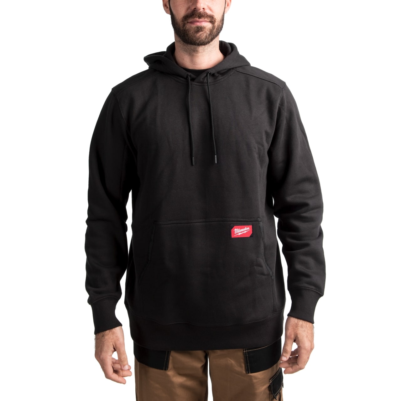 MILWAUKEE leichter Arbeits-Kapuzen-Pullover schwarz WHMWBL-S