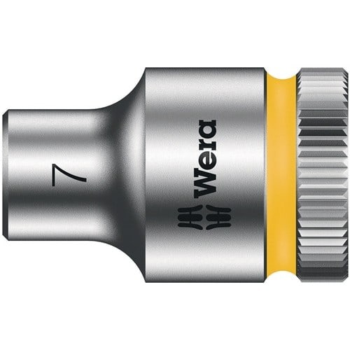 WERA Steckschlüsseleinsatz 8790 HMB Außen-6-kant SW7mm L.29mm Vierkant3/8Zoll CV Wera