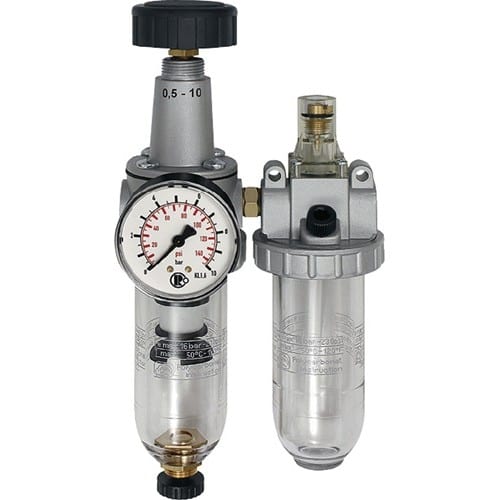 RIEGLER Wartungseinheit Stand.Gew.G 3/8 Zoll HA BG I 2-tlg.600l/min B.117mm RIEGLER