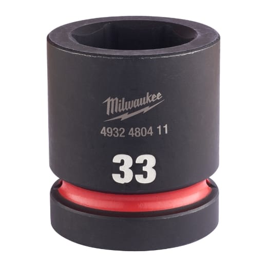 MILWAUKEE 33 x 62 mm SHOCKWAVE Schlagnuss 1" kurz