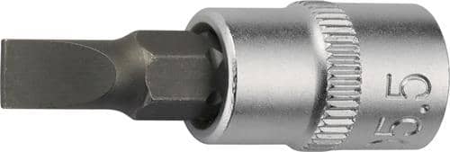 TECWERK Steckschlüsseleinsatz 1/4 Zoll Schlitz 5,5mm L.32mm TECWERK
