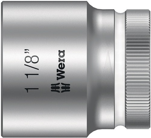 WERA Steckschlüsseleinsatz 8790 HMC Außen-6-kant 1/2Zoll a6-KT.SW 1 1/8 Zoll L40mm