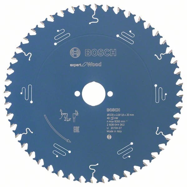 BOSCH Kreissägeblatt Expert for Wood, 230 x 30 x 2,8 mm, 48