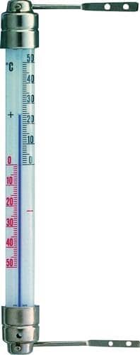 TFA Fensterthermometer Messber.-50 b.50GradC H200xB23xT28mm Metall TFA