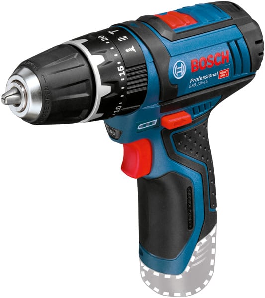 BOSCH Akku-Schlagbohrschrauber GSB 12V-15, Solo Version