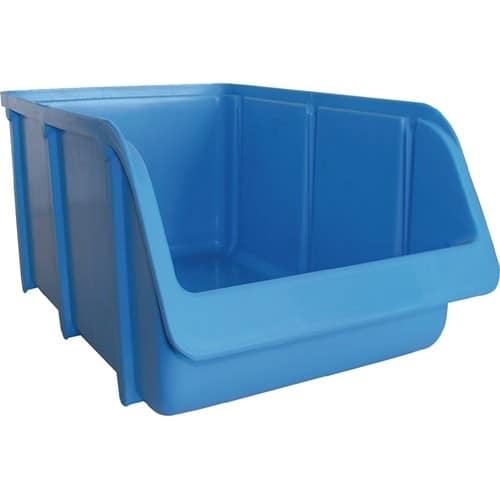 HÜNERSDORFF Sichtlagerkasten L332/290xB207xH155mm PP blau stapelbar HÜNERSDORFF