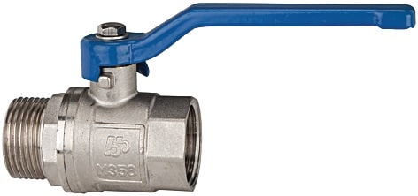 RIEGLER Messingkugelhahn VALVE LINE 33,25mm G 1 Zoll innen/außen DN 25mm RIEGLER