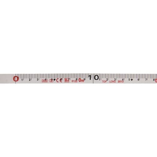 TECWERK Kapselbandmaß L.20m Bandbr.13mm 2 mm/cm EG II ABS Nylon-Fiber TECWERK