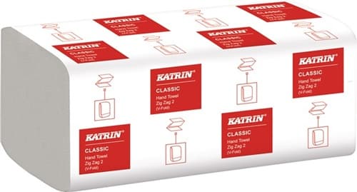 ELOS Falthandtuch Katrin Classic ZZ 2 L.ca.230 mmxB.ca.244mm weiß 2-lag.ZickZack ELOS