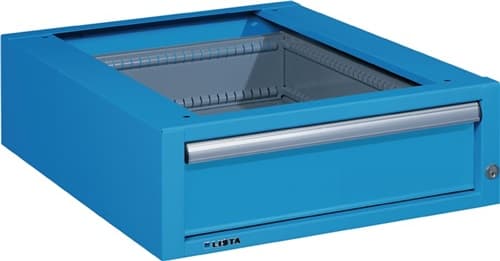 LISTA Schubl.B564xT725xH204mm lichtblau Vollauszug f.Werkbank