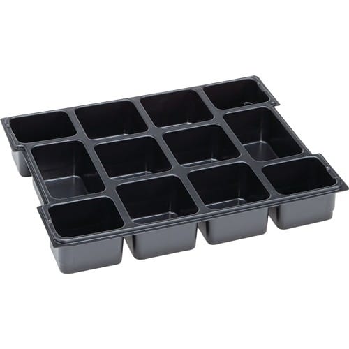 BS SYSTEMS Kleinteileeinsatz L-BOXX® LB 102 B404xT312xH61mm Polystyrol m.12 Mulden