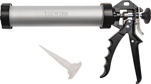 TECWERK Handfugenpistole Profi geschl.f.310ml Kartuschen/Beutel b.400ml TECWERK