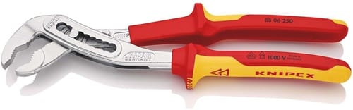 KNIPEX Wasserpumpenzange Alligator® L.250mm Spann-W.46mm verchr.VDE