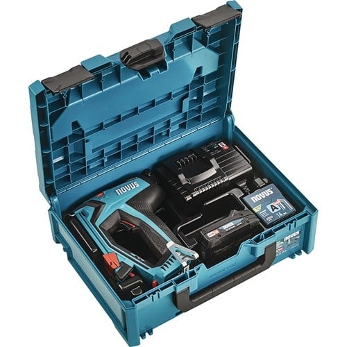 NOVUS Akku-Tacker J-550 18V A 53/H 37 E J Klammerlänge 6-14mm Nagellänge 16mm NOVUS