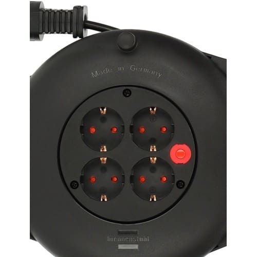 BRENNENSTUHL Kabelbox Vario Line VL2-X 4fach Kabel-L.10m schwarz Ku. IP20 BRENNENSTUHL