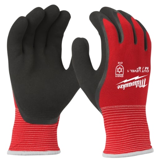MILWAUKEE Größe 10 (XL) Kälte-Schnittschutzhandschuhe Klasse 1/A