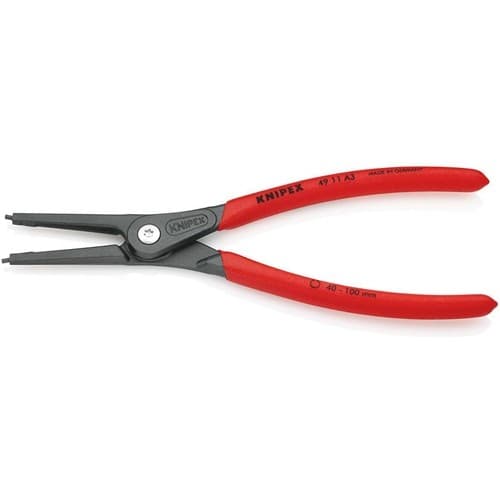 KNIPEX Präzisionssicherungsringzange A 3 f.Wellen D.40-100mm L.225mm KNIPEX