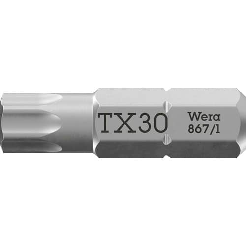 WERA Bit 867/1 1/4 Zoll T 30 L.25mm WERA