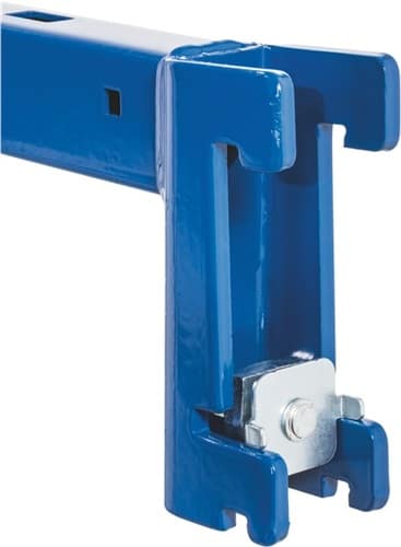META Kragarmregal H2500xB1000xT400mm Anbauregal eins.Gesamt-Trgf.1610kg