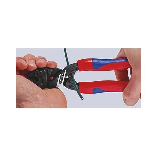 KNIPEX Kompaktbolzenschneider CoBolt L.200mm Mehrkomp.-Hülle ger.Form 0 o.Aussparung