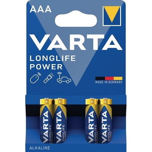 VARTA Batterie Longlife Power 1,5 V AAA-AM4-Micro 1240 mAh LR03 4903 4 St./Bl.
