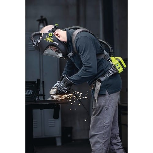 OPTREL Schleifhelm Clearmaxx u.a.Gebläseatemschutz E3000X Scheibe:PC OPTREL