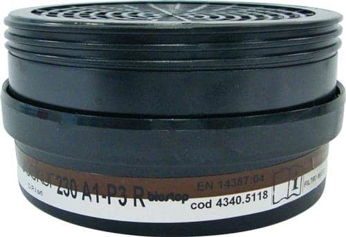 EKASTU Kombinationsfilter 230 A1-P3 EN 14387 f.2 St./Btl.EKASTU