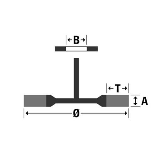 OSBORN Rundbürste D.75mm 6mm Drahtstärke 0,5mm STA 12mm 20000min-¹ OSBORN