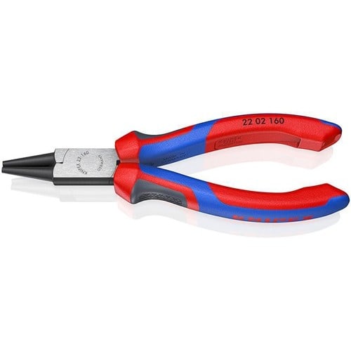 KNIPEX Rundzange L.160mm Kopf pol.Comfort-Griff KNIPEX