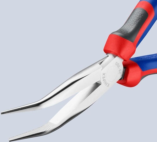 KNIPEX Mechanikerzange L.200mm Form 2 40Grad gew.Comfort-Griff verchr.KNIPEX