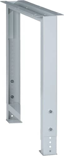 LISTA Werkbankfuß verstellb.H700-1050xBmm lichtgrau