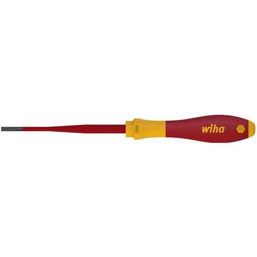 WIHA Schraubendreher 3201 slimFix Schneiden-B.6,5mm Klingen-L.150mm VDE isol.WIHA
