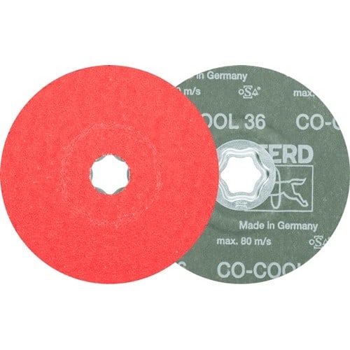 PFERD TOOLS Fiberscheibe COMBICLICK CO-COOL D.125mm K.36 INOX/Alu.Keramikkorn PFERD